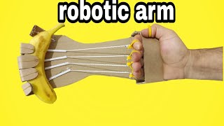 How to make a Robotic arm from cardboard