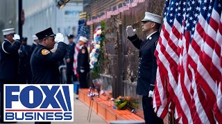 9/11 Memorial Museum ceremony at the World Trade Center