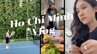 🇻🇳나혼자 호치민 여행 VLOG_EP.1 |🎾호치민에서 테니스 레슨 받기 | 호치민 맛집 정복 | 그랩 배달🏍️| 3박4일 | 베트남 여행 | Vietnam Vlog