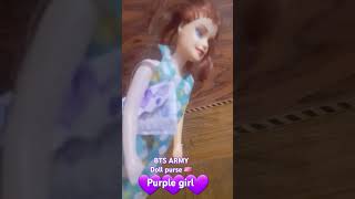 #방탄소년단 Diy BTS doll purse 👛 💜💜/purple girl/#BTS/#ARMY 💜