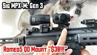 Sig MPX K + Romeo5 Quick Detach Mount 【Gun34】