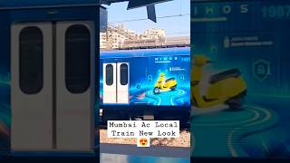 Brand New Mumbai AC Local Train New Look #shorts #viral #railway