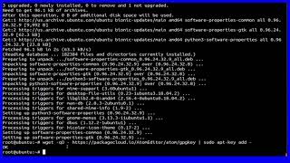 How To Install Atom Text Editor And IDE on Ubuntu 18.04.2 LTS