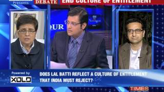 The Newshour Debate:  Demolish the Lal Batti - Part 1 (10th Dec 2013)