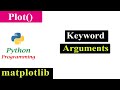 Keyword Arguments in Plot Function | Matplotlib | Python Tutorials