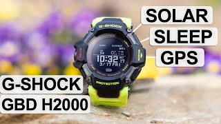 NEW G-SHOCK GBD-H2000 - Solar Powered Fitness Watch [HR, GPS, Thermometer]