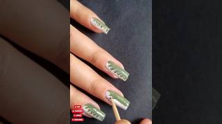 easy & simple toothpick hack nail art/stunning nail #nailart #naildesign #viralvideo  #888 #trandy