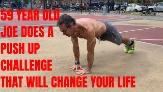 59 Year Old Joe does a Push Up Challenge That Will Change Your Life | That's Good Money