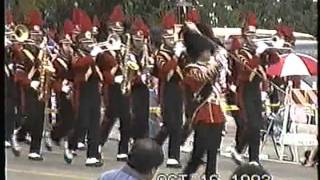 Wilson High School Royal Wilson Marching Alliance band @ the 1993 Buckboard Parade