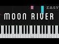 Moon River - Audrey Hepburn | EASY Piano Tutorial