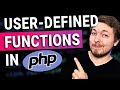 12 | User-Defined Functions in PHP for Beginners | 2023 | Learn PHP Full Course for Beginners