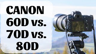 Canon 60D vs 70D vs 80D review (plus discount tip)