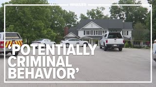 Law enforcement searches Jeffersonville home owned by former Clark County sheriff