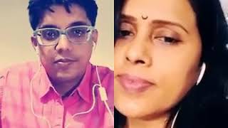 Mujhe Kitna Pyar Hai Tumse , Khud Apne Hi Dil Se Poochho Tum 🎶 DuetCover By Ms.Sujata & Priyanath