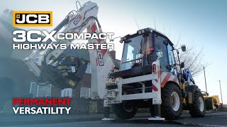 JCB 3CX Compact Highways Master - Versatility