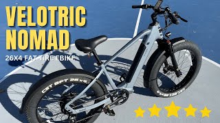 Velotric Nomad Review | 26x4 Fat Tire 750 Watt | Off-road Ebike