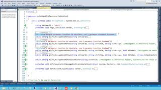How to use Obsolete function in visual studio C sharp.