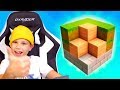 Строим свою ДЕРЕВНЮ в Block Craft / Телепортируемся к соседу / Прыгаем с высоты