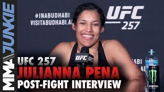 Julianna Pena makes her case to fight Amanda Nunes | UFC 257 post-fight