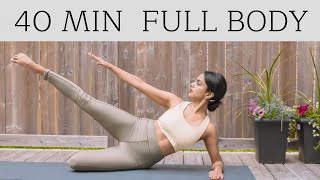 40 MIN FULL BODY WORKOUT || At-Home Pilates