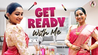 Styling a Pattu Saree | Get Ready with Me | Nakshathra Nagesh