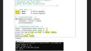 Intro to Python Mod06 - Lecture