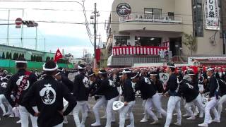 平成２４年　岸和田祭　だんじり　南上町カンカン場