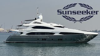 SUNSEEKER 37M SUPERYACHT TOUR | 7 MILLION USD |  ULTIMATE YACHT EXPERIENCE IN UAE