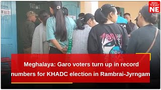 Meghalaya: Garo voters turn up in record numbers for KHADC election in Rambrai-Jyrngam