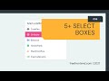 5+ CSS Select Boxes
