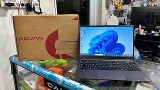 UNBOXING \u0026 REVIEW LAPTOP ADVAN SOULMATE PLUS RYZEN 5 3500U RAM 8GB SSD 256GB 14 INCH