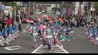 2023江別北海鳴子祭前夜祭　夢想漣えさしパレード1回目