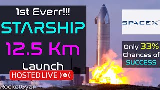 [Abort 02:33:42]SpaceX STARSHIP LIVE SN8 12.5km Hop test | High altitude flight test | Elon Musk