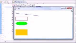 Java Video Tutorial Part 86 | Drawing More Stuff