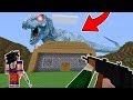 AMIGOS PROTEGEM O MUNDO CONTRA OS DINOSSAUROS DE DIAMANTES NO MINECRAFT!!