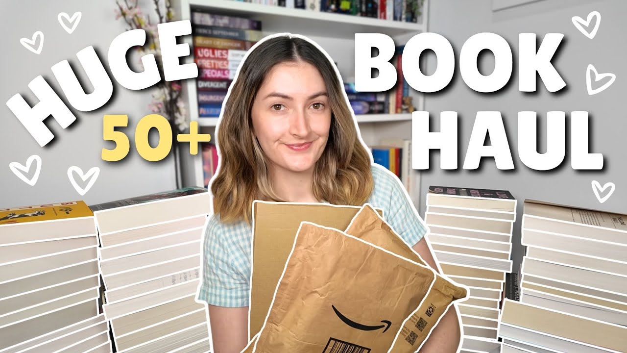 Huge Book Haul рџ љрџ ќпёџ 50 New Books Youtube
