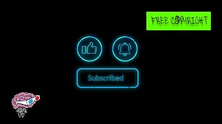 Green Screen Neon Subscribe Button 2022