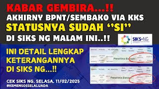 KABAR TERBARU BPNT KKS❗SEMBAKO KKS BERSIAP CAIR, STATUS SP2D KPM BPNT VIA KKS SUDAH SI DI SIKSNG