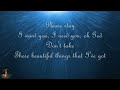 Benson Boon - Beautiful Things (Lyrics)