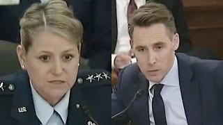 Transgender Army General Tries to OUTSMART Josh Hawley, Instantly REGRETS it
