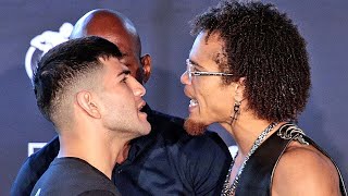 BLAIR COBBS & ALEXIS ROCHA EXPLODE AT EACH OTHER & TRADE WORDS IN HEATED FACE TO FACE AT PRESSER