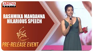 Rashmika Mandanna Hilarious Speech @ Bheeshma Pre Release Event LIVE | Nithiin | Venky Kudumula