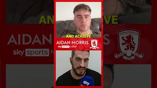 Aidan Morris on his promotion dream with Middlesbrough #boro #football #championship #efl #shorts