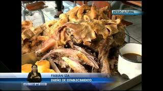 Delicioso hornado se prepara en la ciudad de Sangolquí