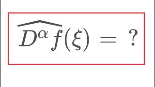 Half derivative and Fourier transform