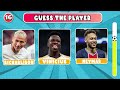 (FULL QUIZ) 🏆⚽ Guess Emoji, Hair, Jersey, Country, CLUB and SONG of Football Player, Ronaldo, Messi
