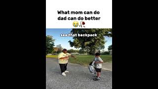 He know the job well than mom 😭✌️