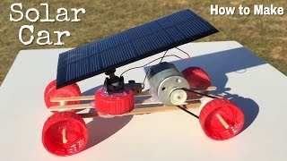 How to Make a Car - Mini Solar Powered Car - Easy to Build