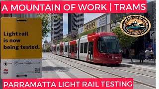 Parramatta Light Rail Testing | NSW | Trams/Light Rail