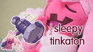 Making a sleepy Tinkaton plush 🎀 & recovering from burnout...